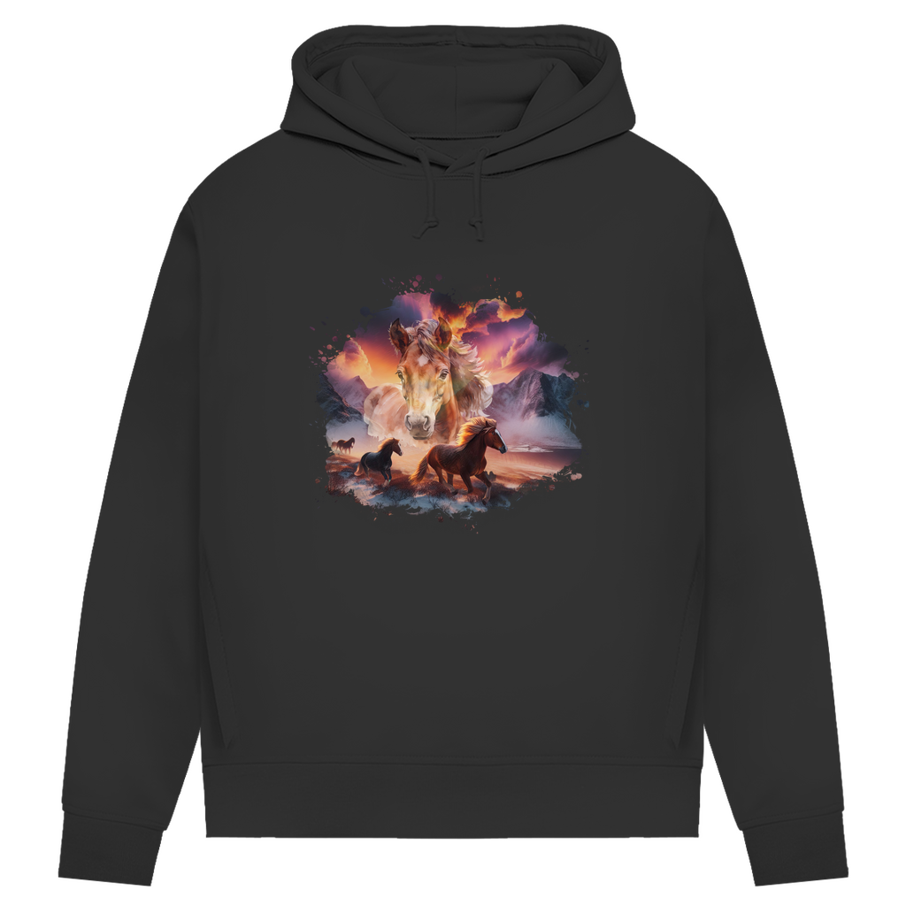 Magie der Pferde - Bio-Hoodie für Damen