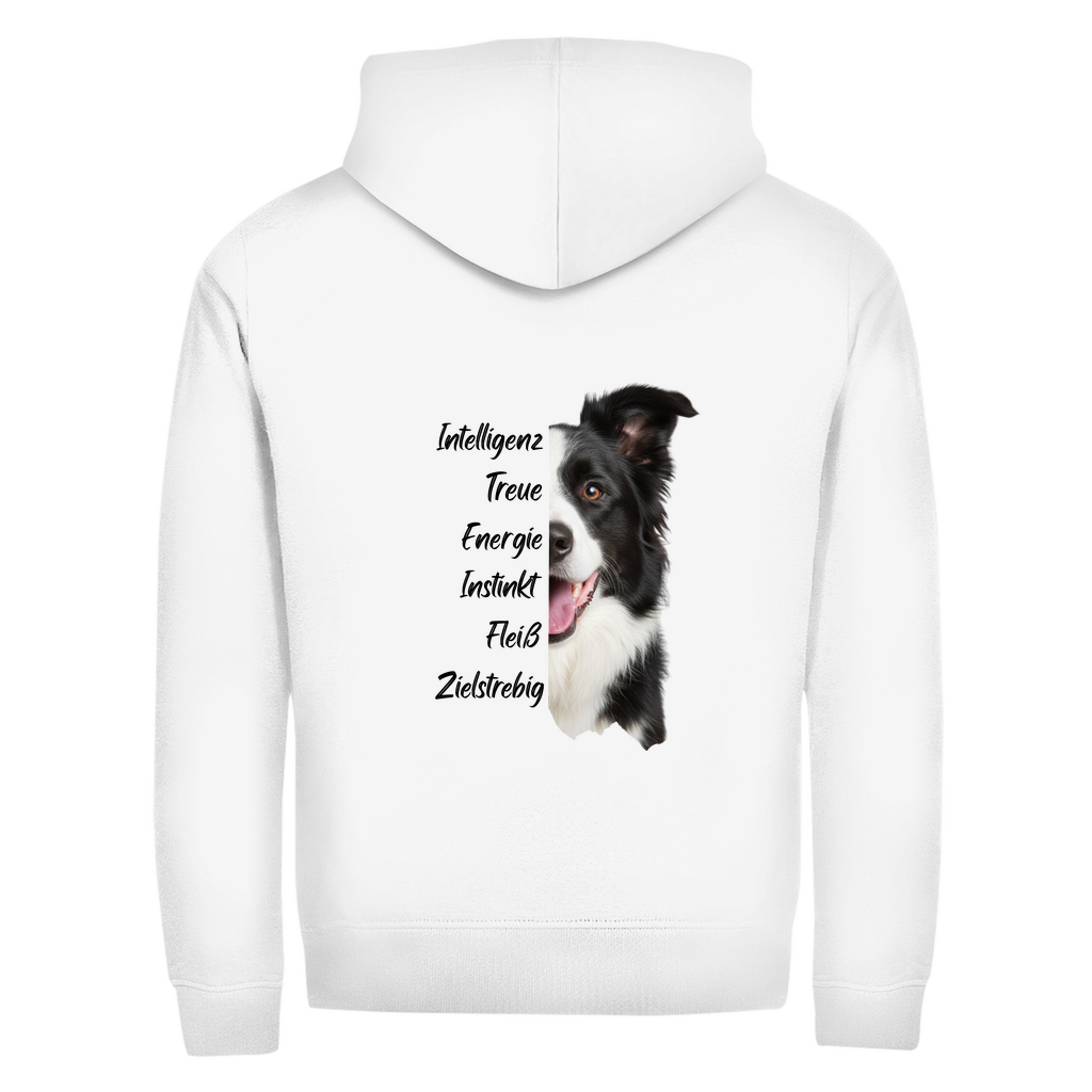 Border Collie- Zipper-Hoodie Unisex