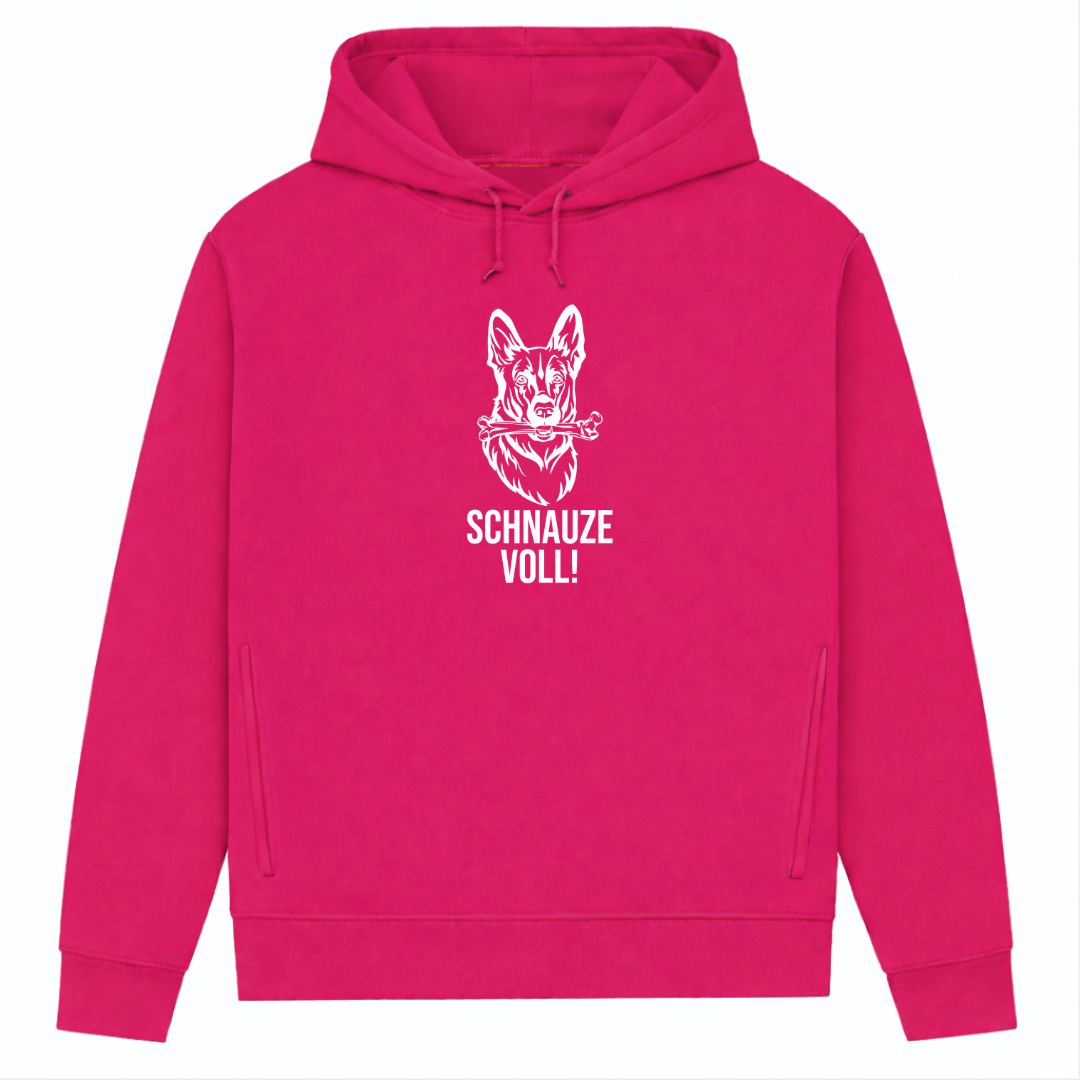 Schnauze Voll– Hoodie aus Bio-Baumwolle für Damen