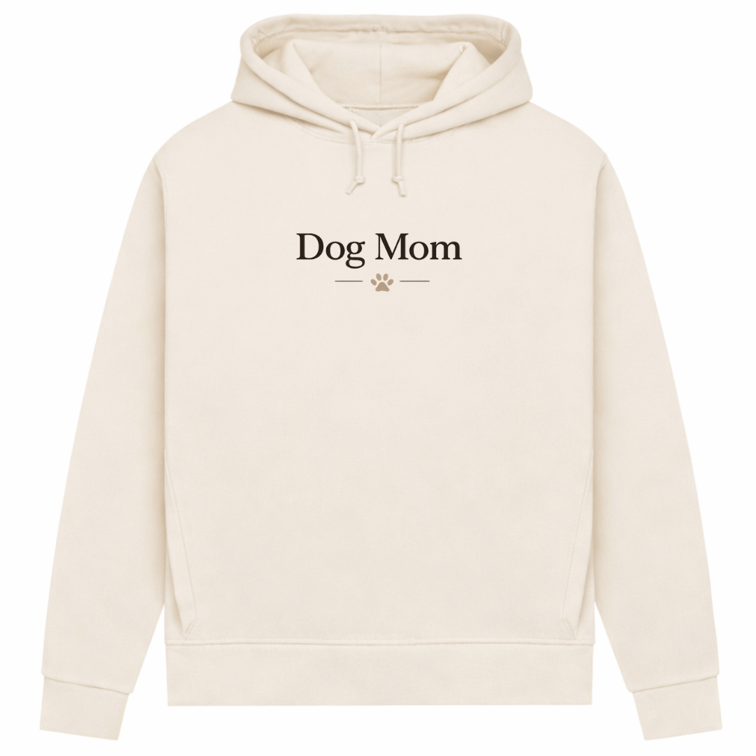 Dog Mom – Hoodie aus Bio-Baumwolle für Damen