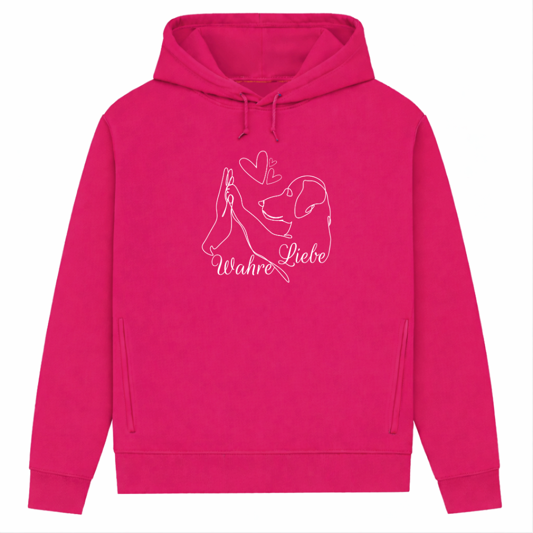 Meine Wahre Liebe– Hoodie aus Bio-Baumwolle für Damen