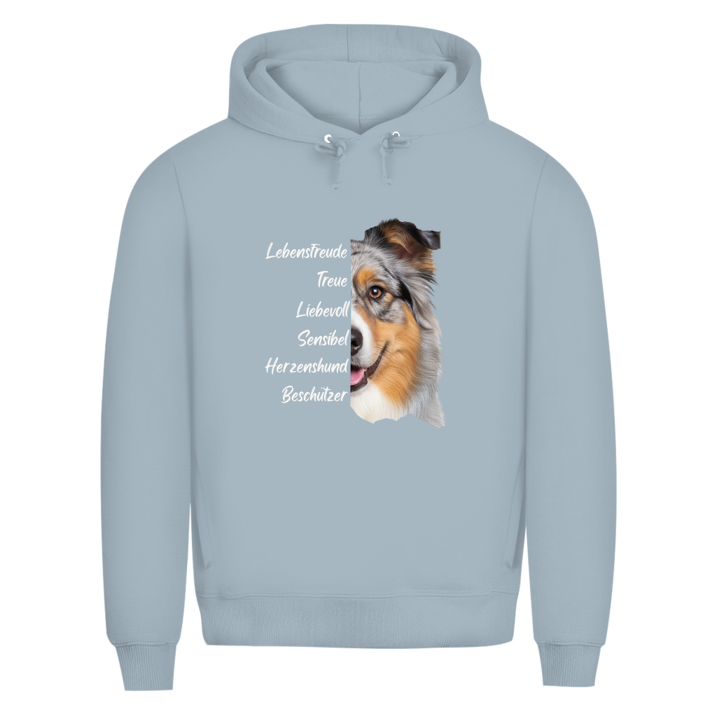 Australian Shepherd - Bio-Hoodie für Herren