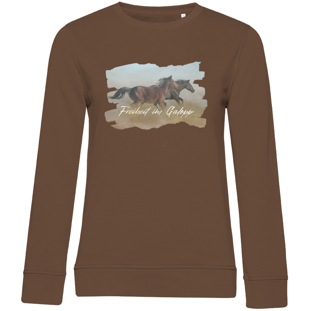 Freiheit im Galopp - Bio-Sweatshirt für Damen