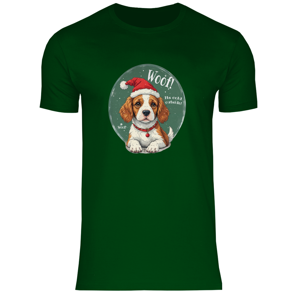 Wuff und Weihnachten - T-Shirt für Herren-Weihnachten