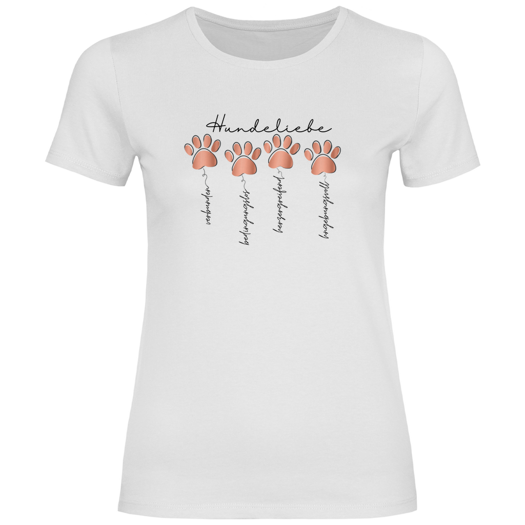Hundeliebe - T-Shirt für Damen