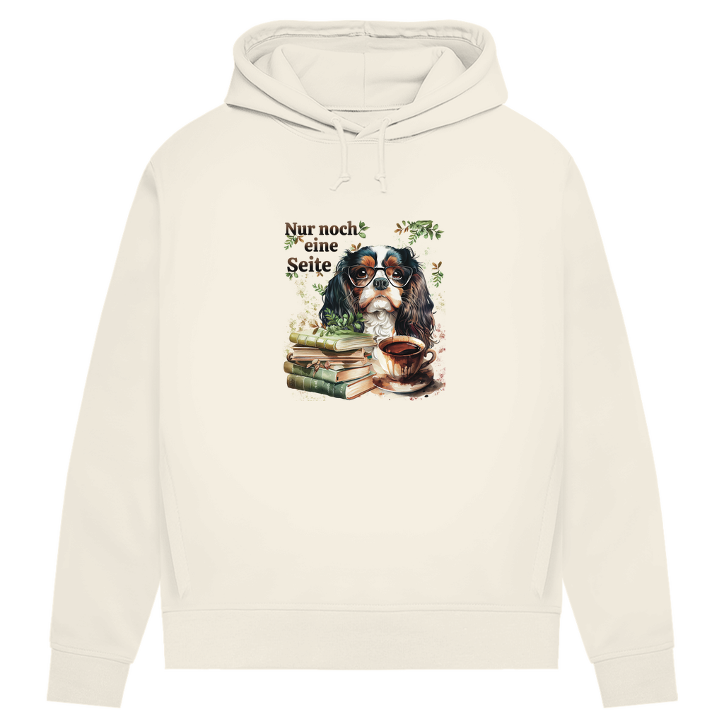 Bücherwurm - Bio-Hoodie für Damen