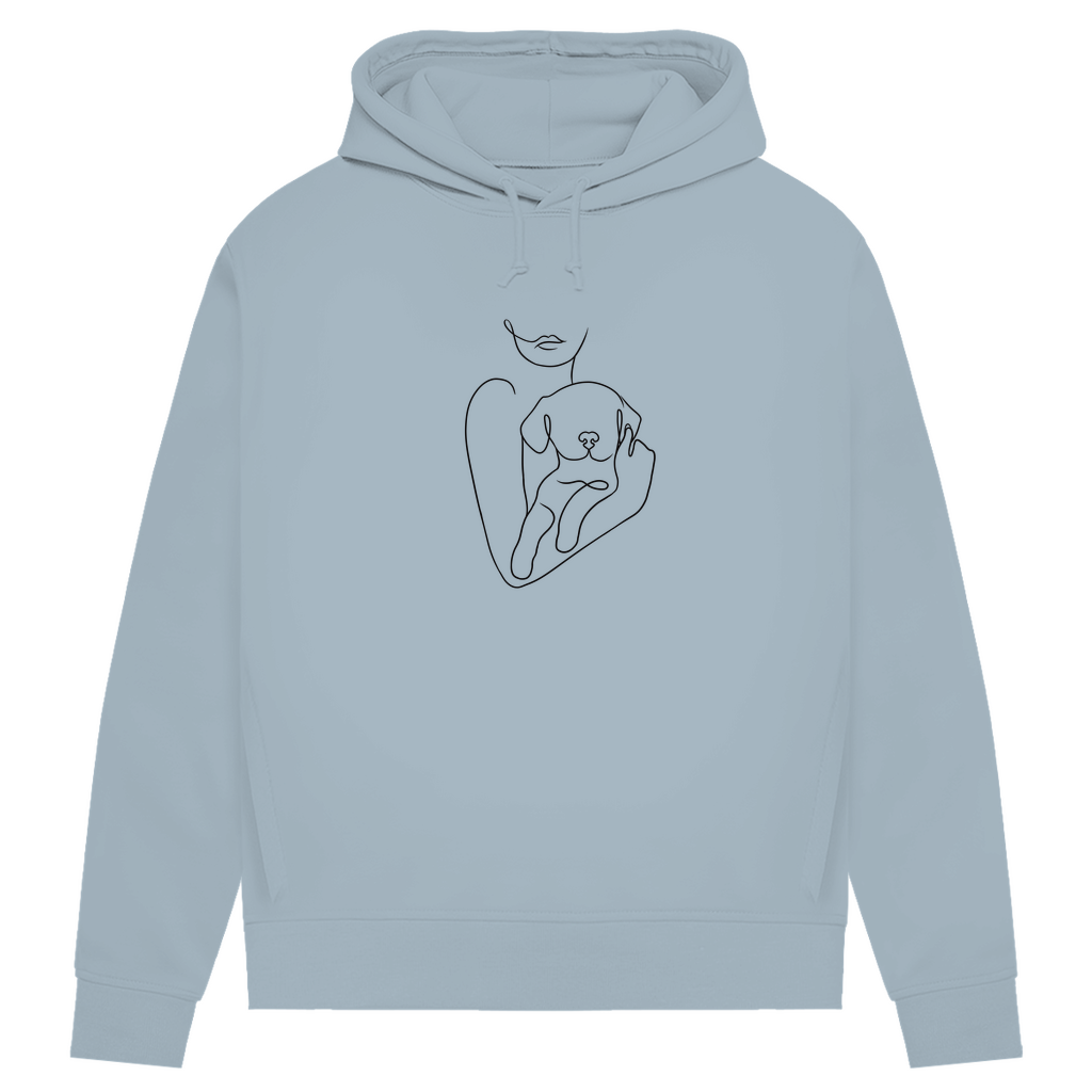 Welpenliebe - Bio-Hoodie für Damen