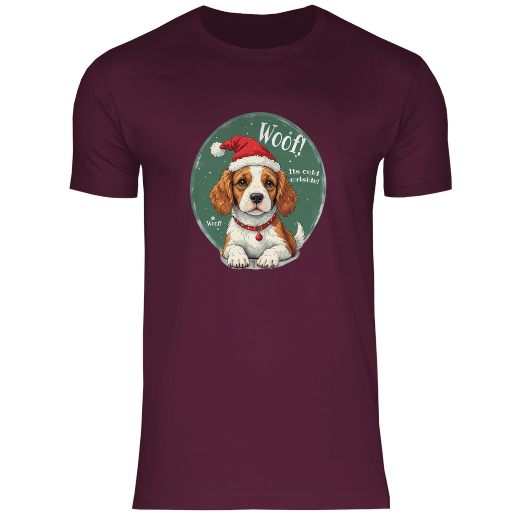 Wuff und Weihnachten - T-Shirt für Herren-Weihnachten