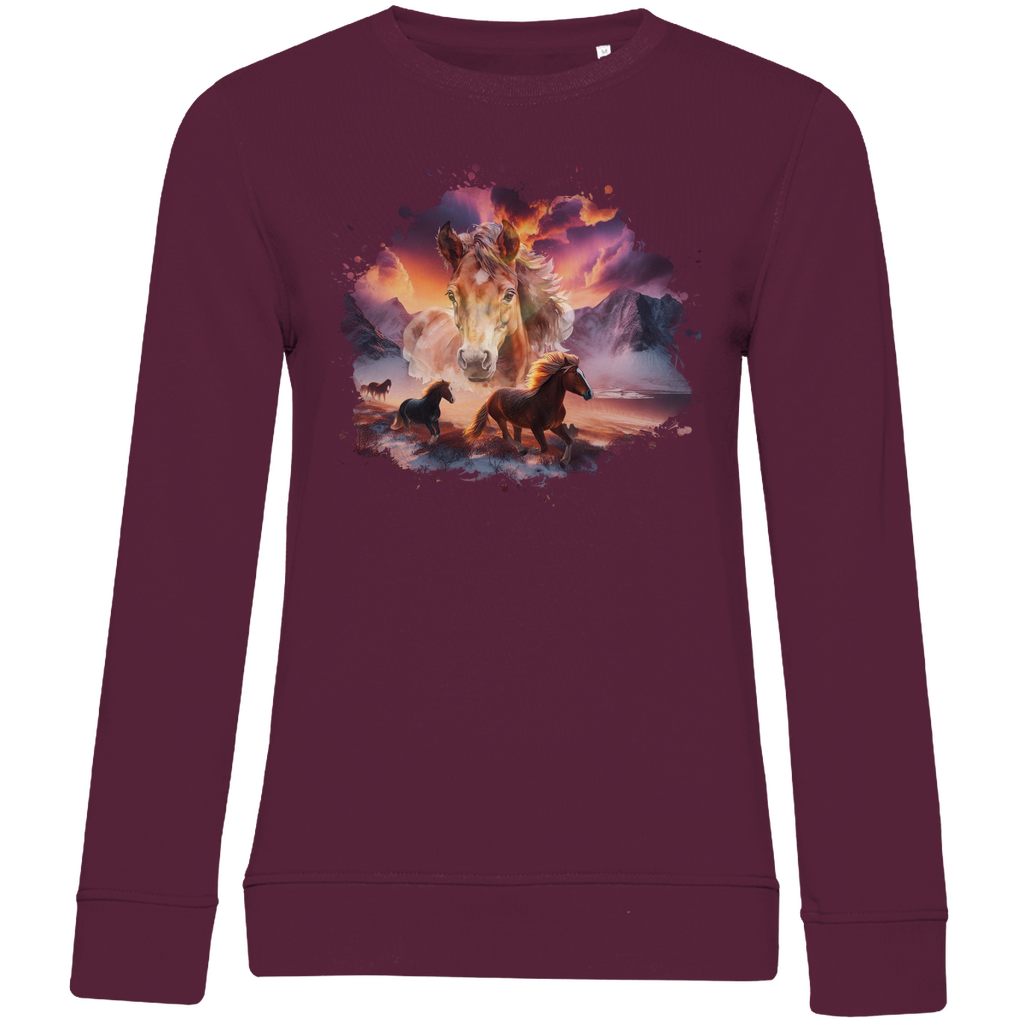 Magie der Pferde - Bio-Sweatshirt für Damen