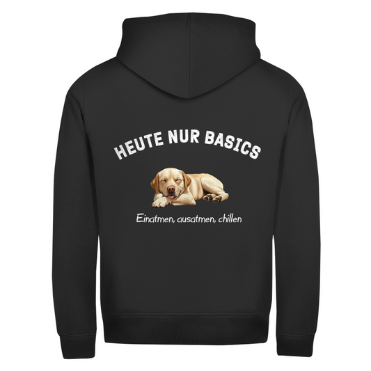 Basic - Zipper-Hoodie Unisex | Rückendruck