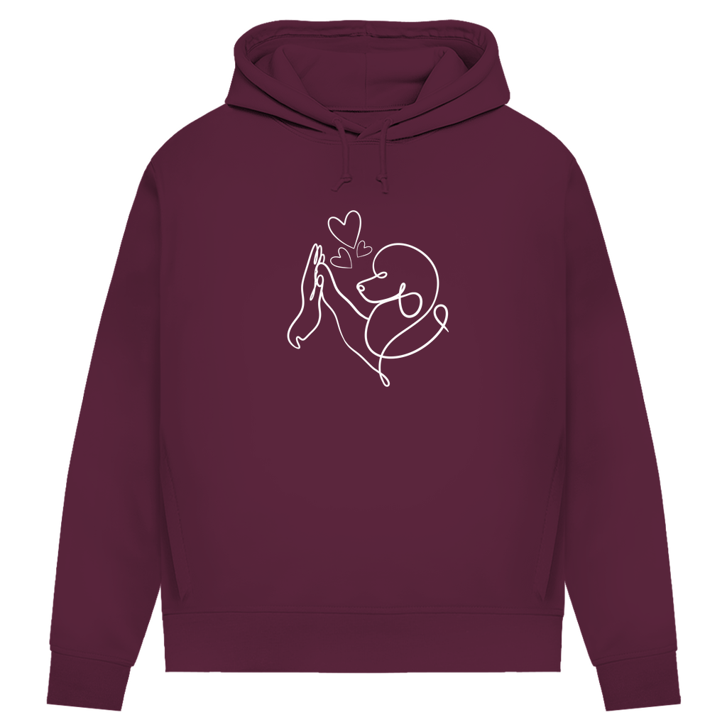 Pudelliebe - Bio-Hoodie für Damen
