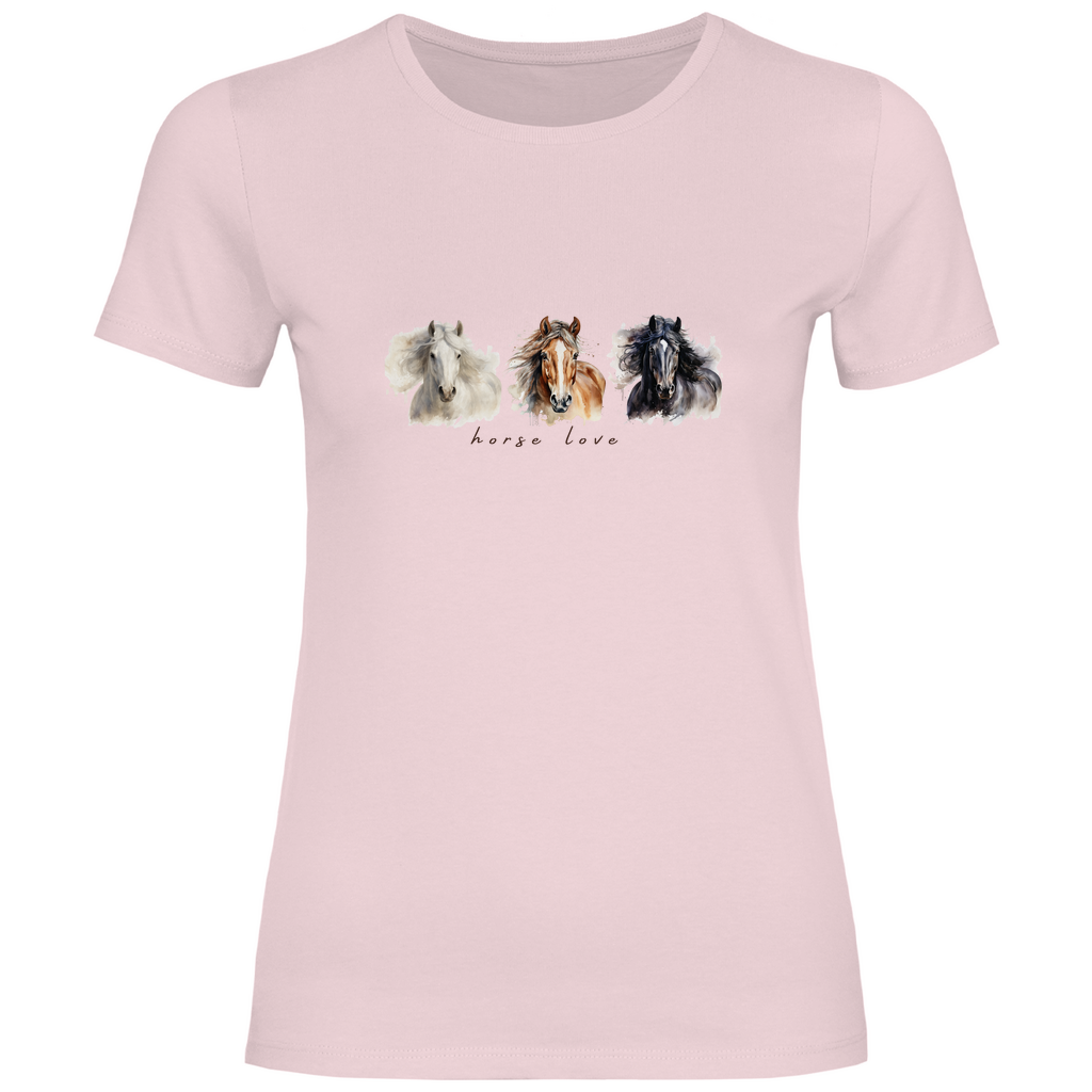 Horse Love - T-Shirt für Damen