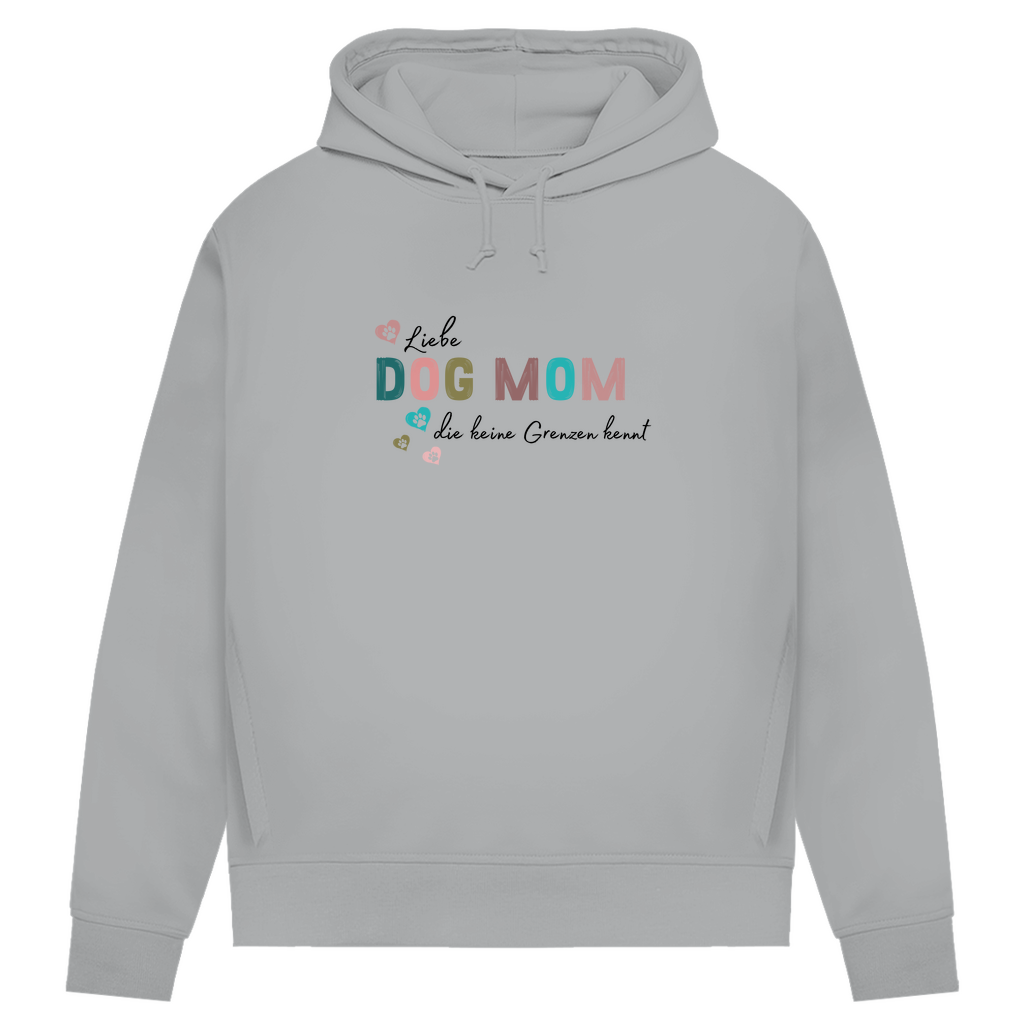 Liebe ohne Grenzen - Bio Hoodie Dog Mom