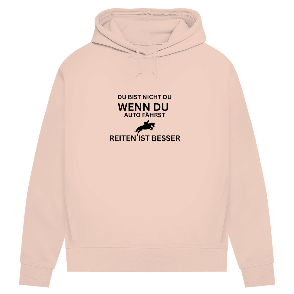 Reiten ist besser - Bio-Hoodie für Damen