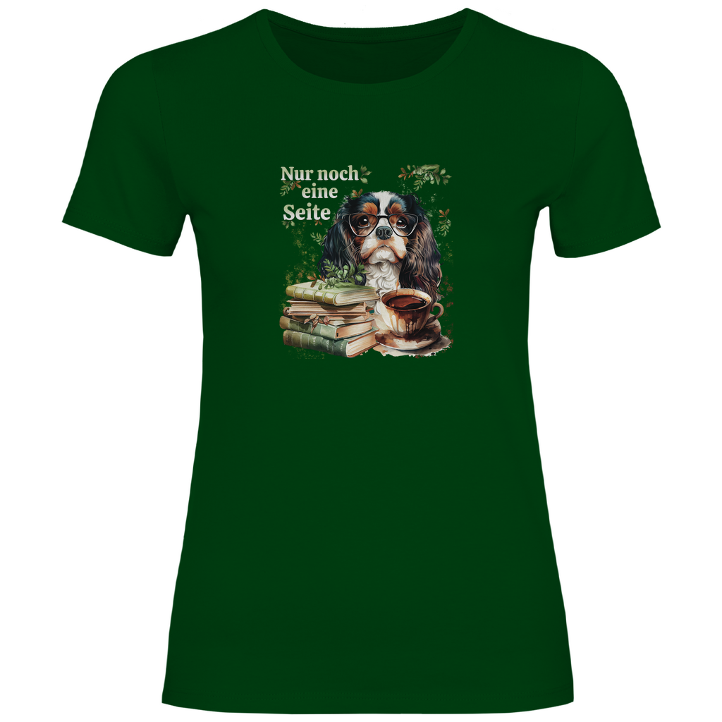 Bücherwurm - T-Shirt für Damen