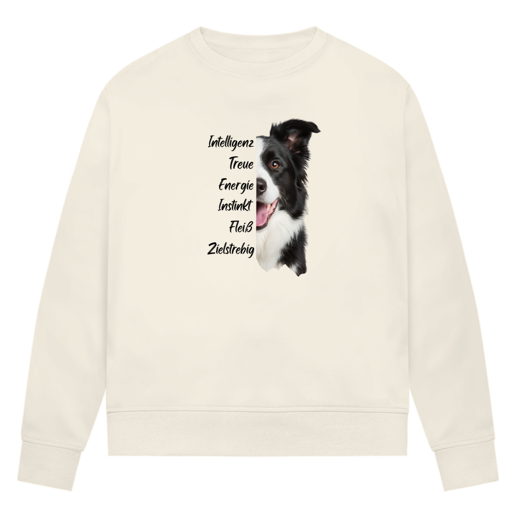 Border Collie - Bio-Sweatshirt für Damen