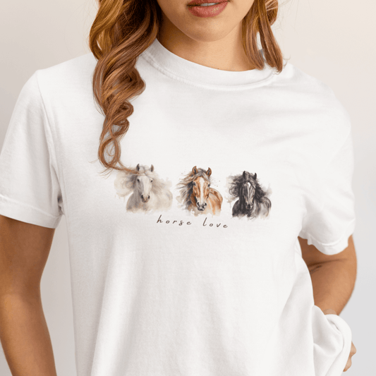 Horse Love - T-Shirt für Damen