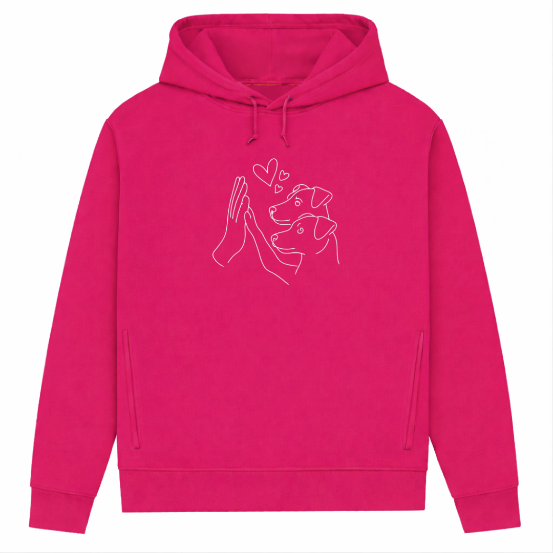 Doppeltes Glück– Hoodie aus Bio-Baumwolle für Damen