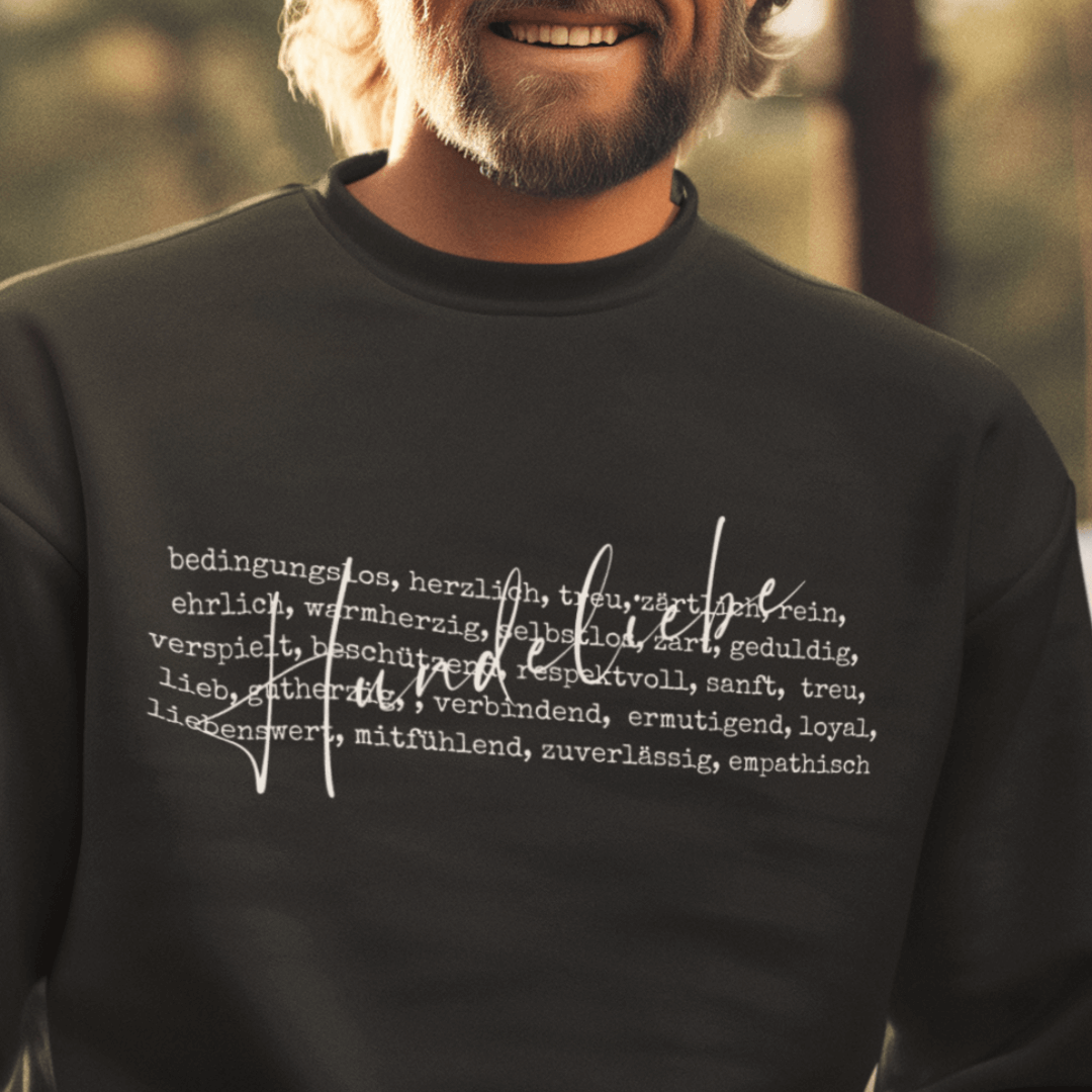 Hunde Liebe ist... - Bio-Sweatshirt für Herren