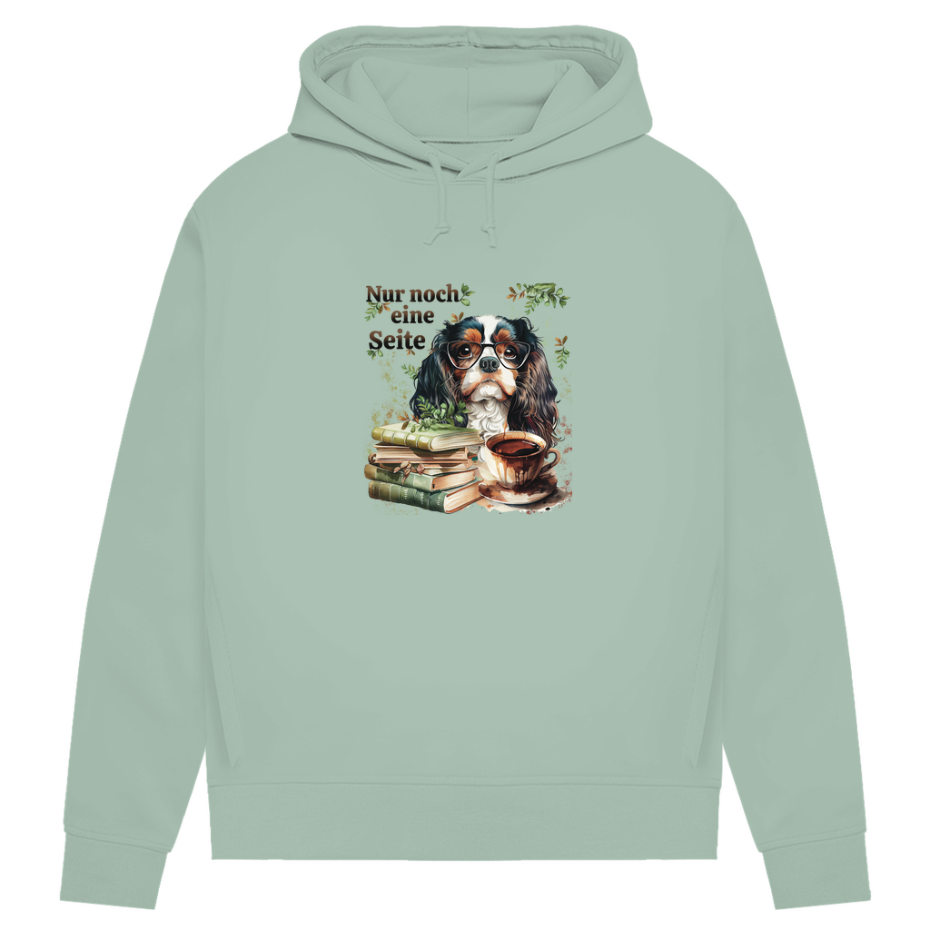 Bücherwurm - Bio-Hoodie für Damen