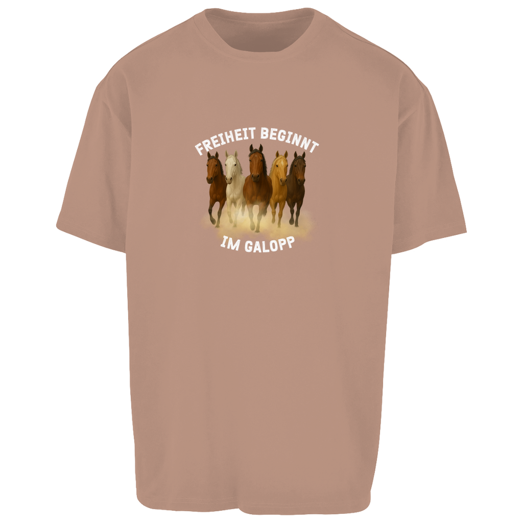 Galopp ist Freiheit - Oversize T-Shirt-Unisex