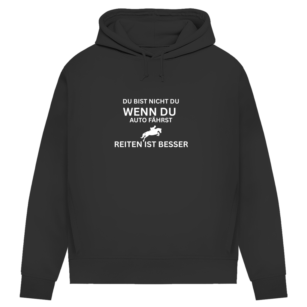 Reiten ist besser - Bio-Hoodie für Damen