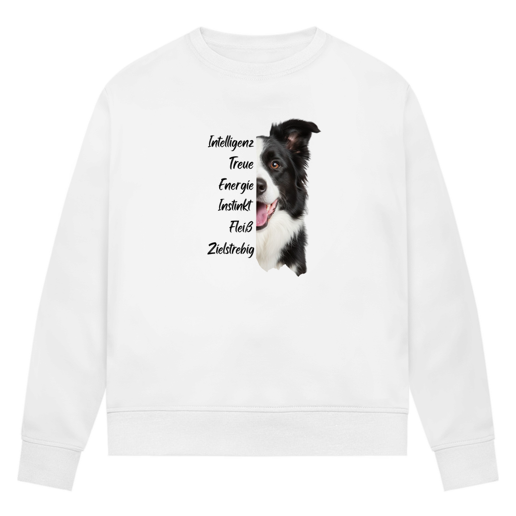 Border Collie - Bio-Sweatshirt für Damen