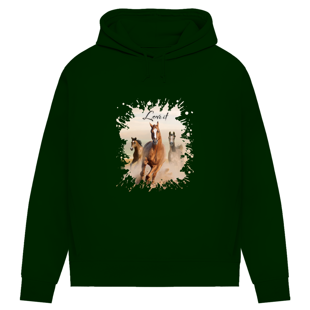 Pferdepower - Bio-Hoodie für Damen