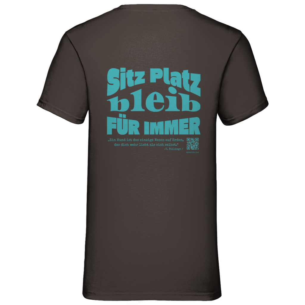 Dog Lover - V-Shirt für Herren