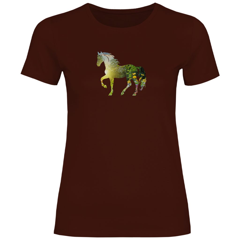 Natur - T-Shirt für Damen
