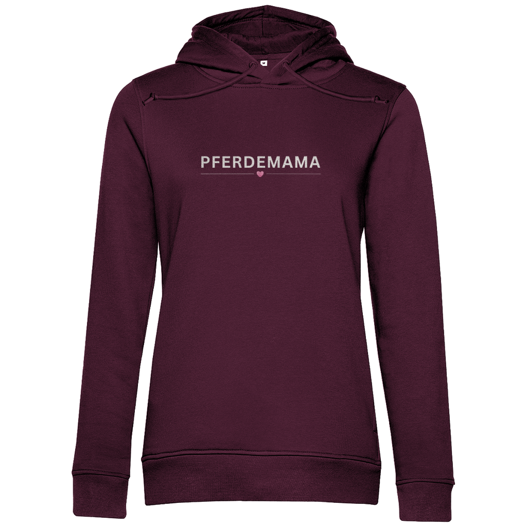 Pferdemama - Bio-Hoodie für Damen