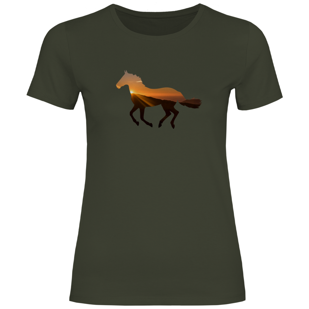 Damen T-Shirt Herzgalopp