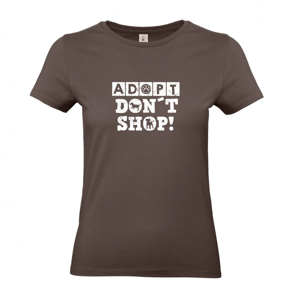 Adopt Don't Shop - T-Shirt für Damen