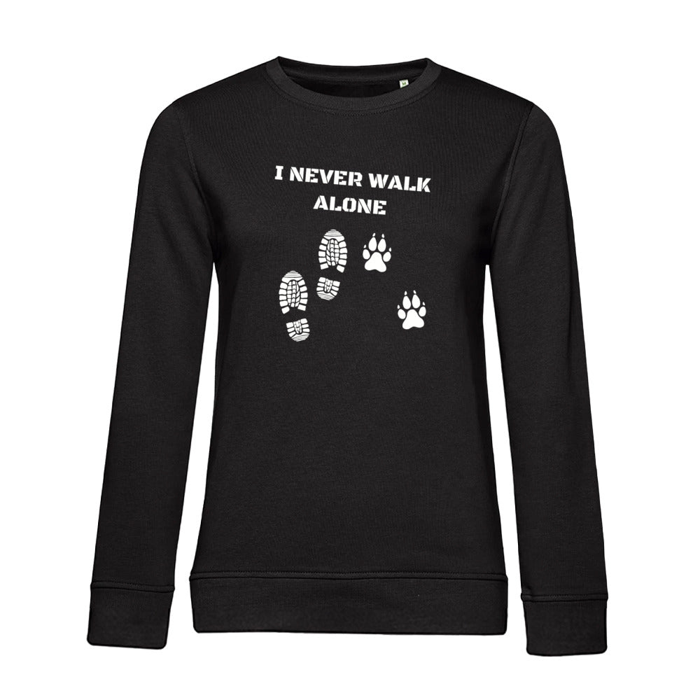 I Never Walk Alone – Bio-Sweatshirt für Damen
