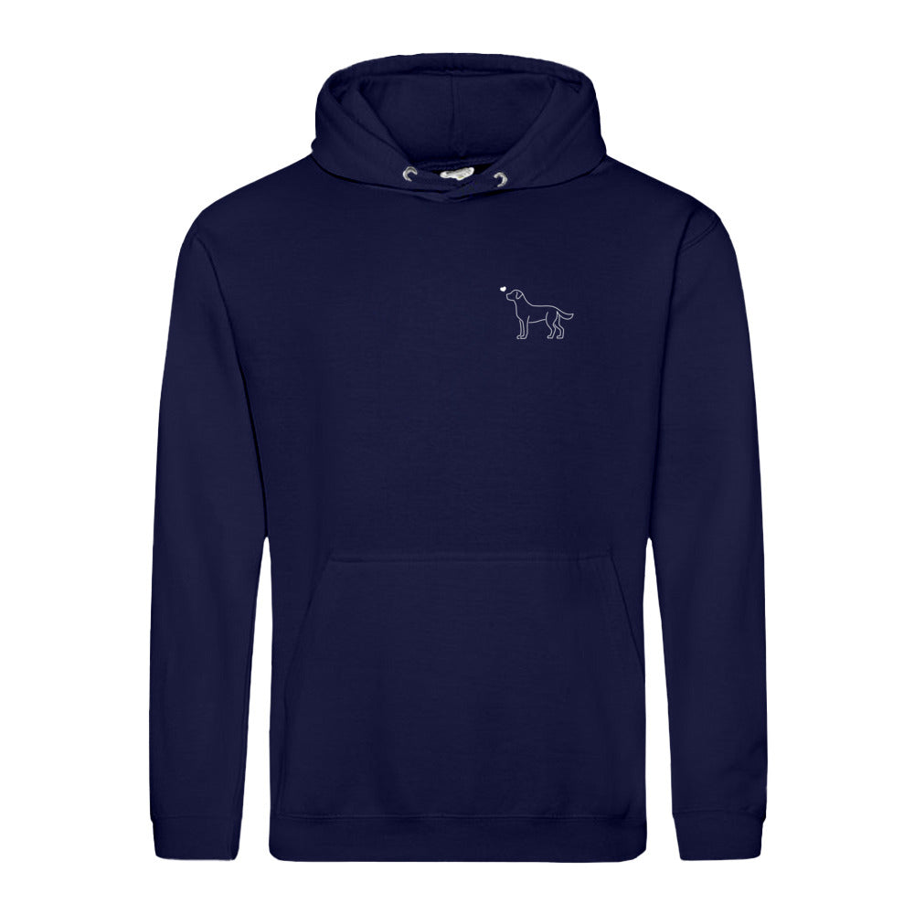 Labrador mit Herz - Hoodie für Herren