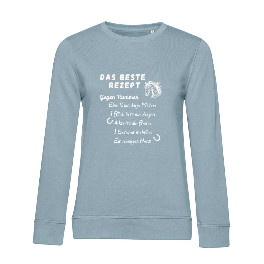 Herzensrezept – Bio-Sweatshirt für Damen