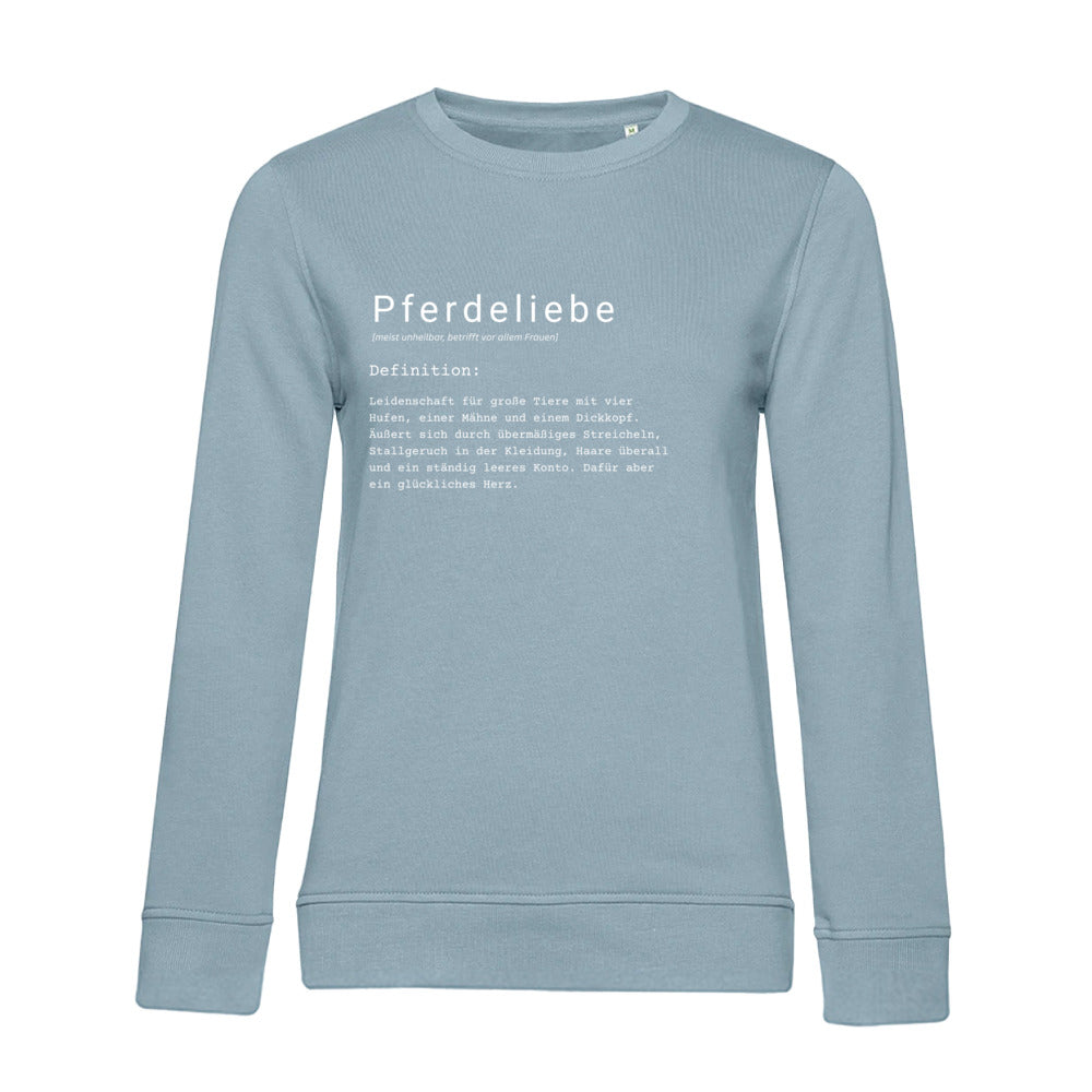 Pferdeliebe - Bio-Sweatshirt für Damen