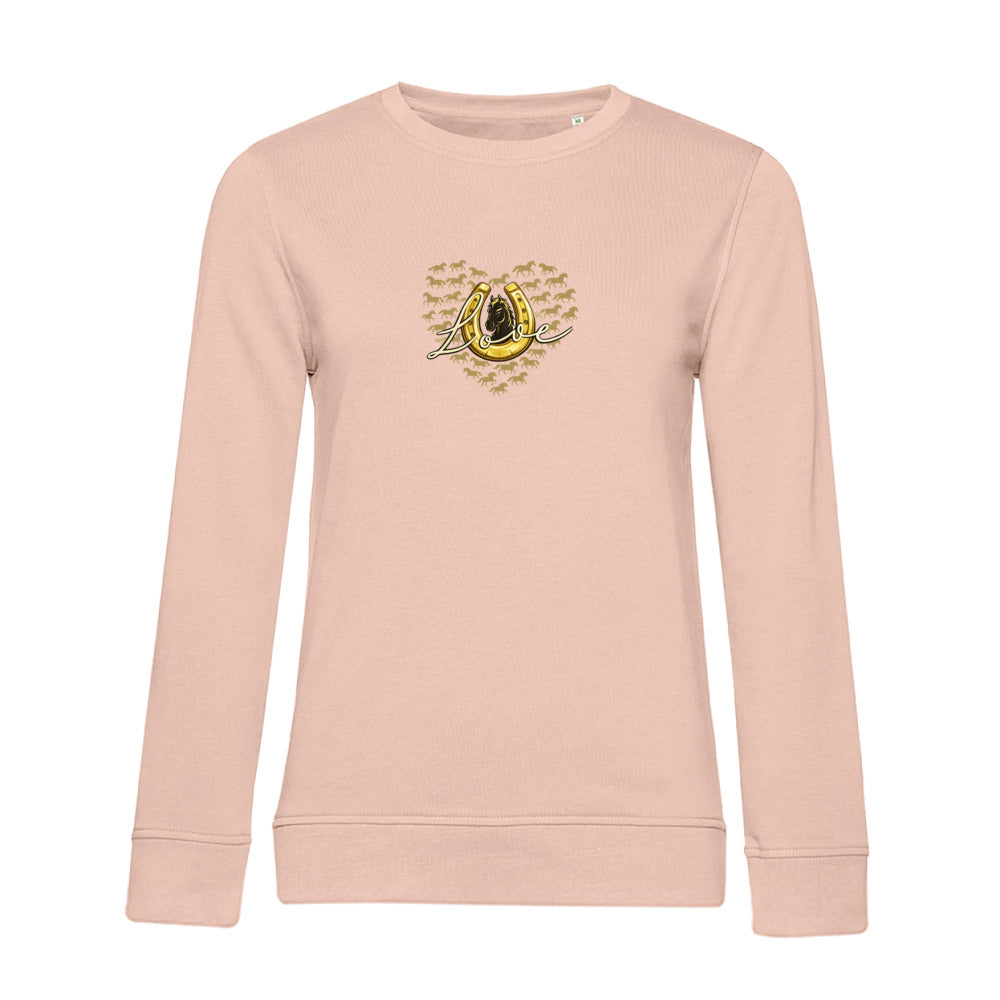 Hufeisenliebe - Bio-Sweatshirt für Damen