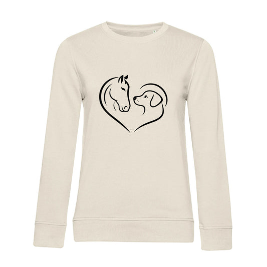 Herzensfreunde - Bio-Sweatshirt für Damen