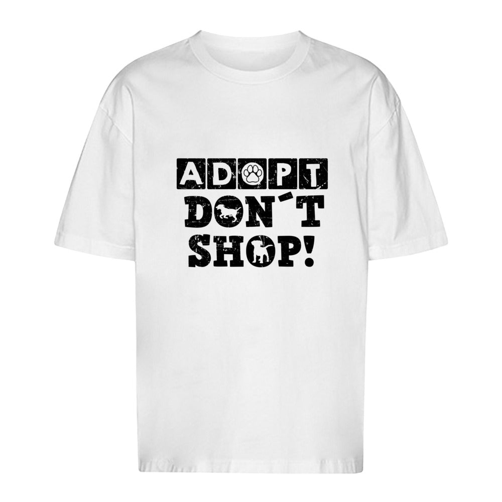 Adopt Don't Shop - Oversize T-Shirt - Unisex