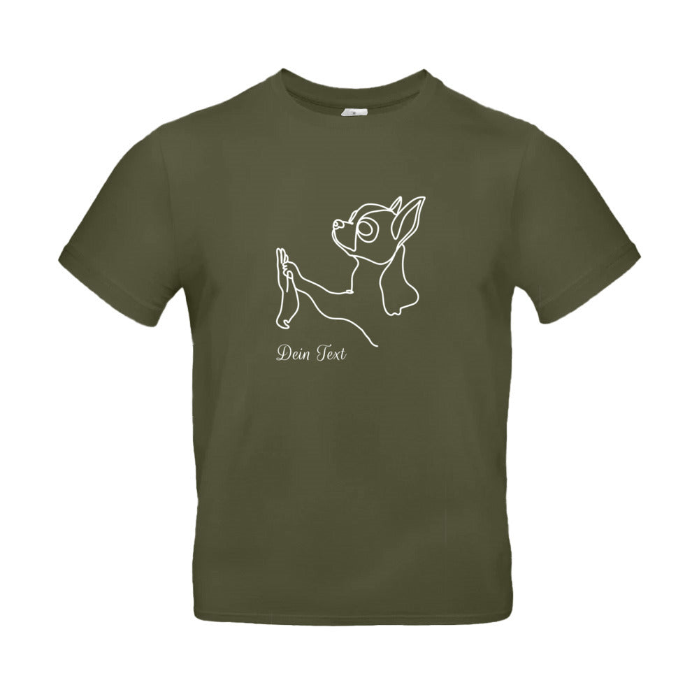 Chihuahua Team - T-Shirt für Herren-Dein Wunschtext
