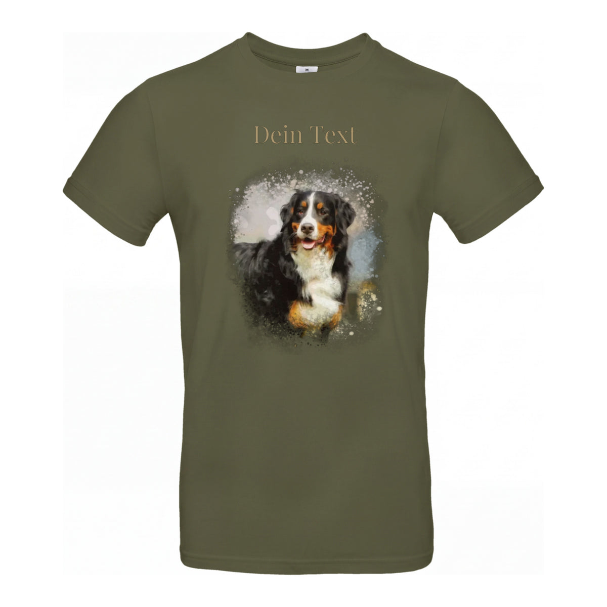 Herren T-Shirt mit Hundefoto & Name personalisiert