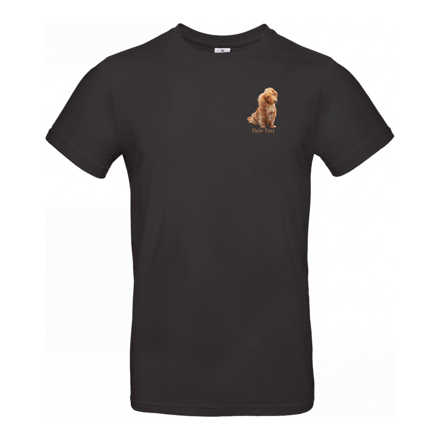 Personalisiertes Hunde T-Shirt für Herren mit Foto | Brustdruck