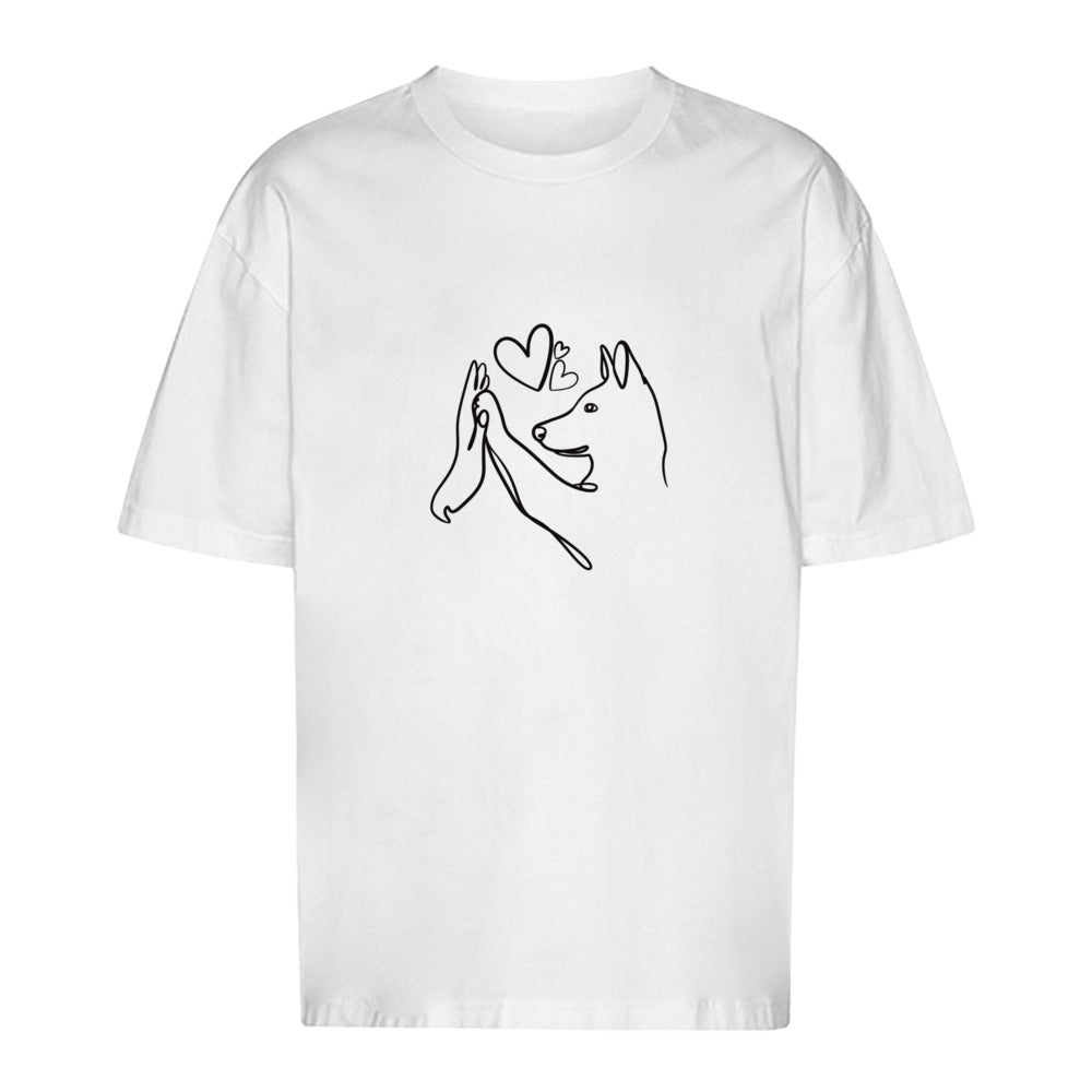 Wahre Liebe Stehohren - Oversize T-Shirt - Unisex