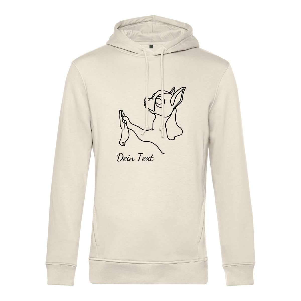 Chihuahua Team - Bio-Hoodie für Herren-Dein Wunschtext