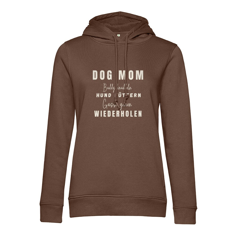 Dog Mom Lieblingshobby – personalisierbarer Damen-Hoodie