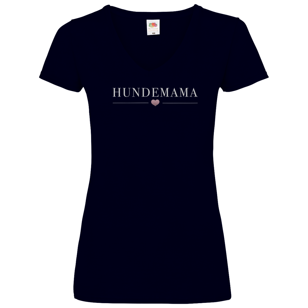 Hundemama - V-Shirt für Damen