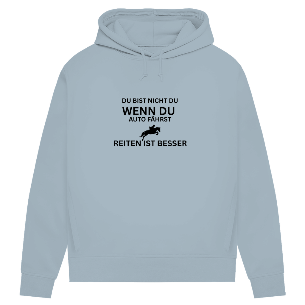 Reiten ist besser - Bio-Hoodie für Damen