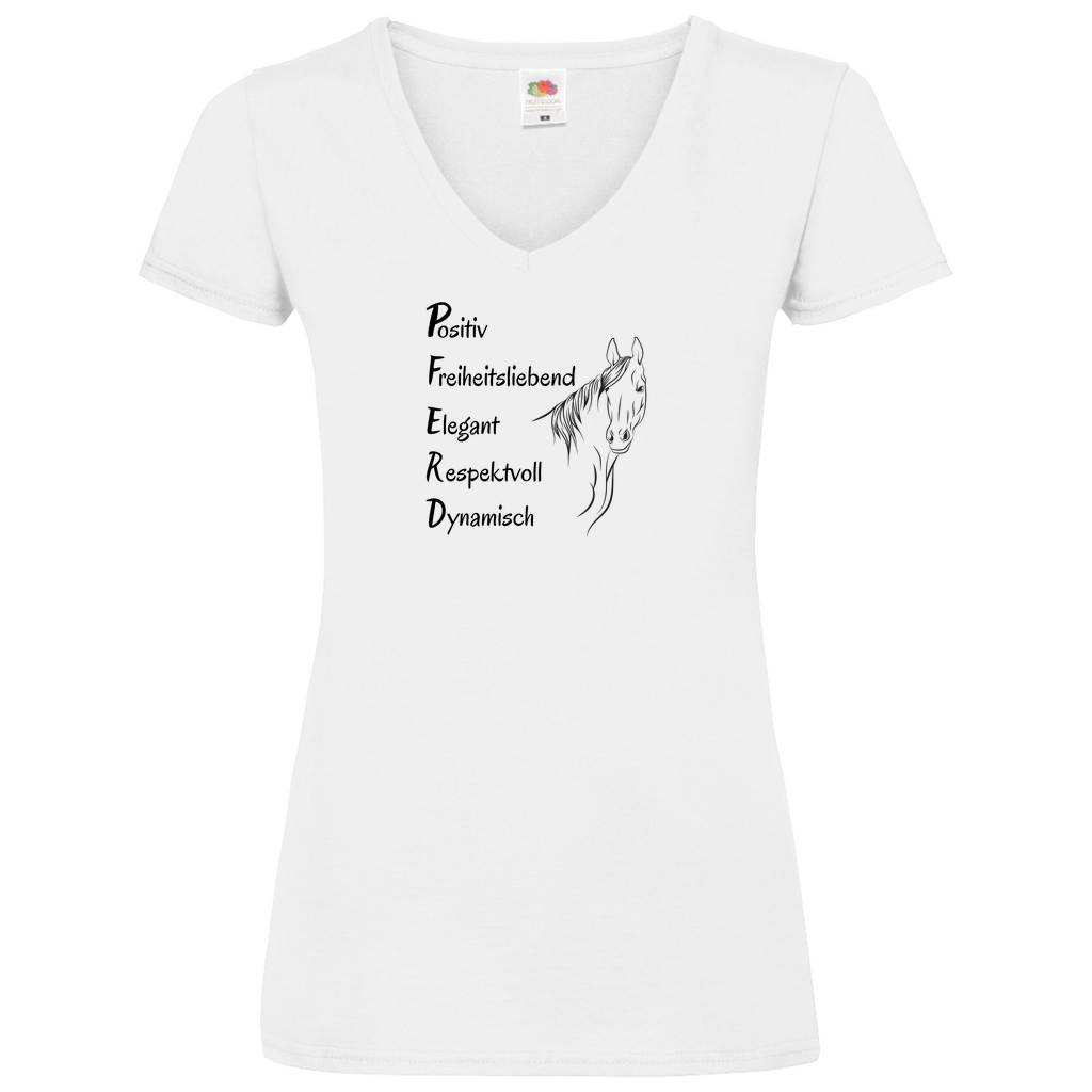 Seelenpferd - V-Shirt für Damen