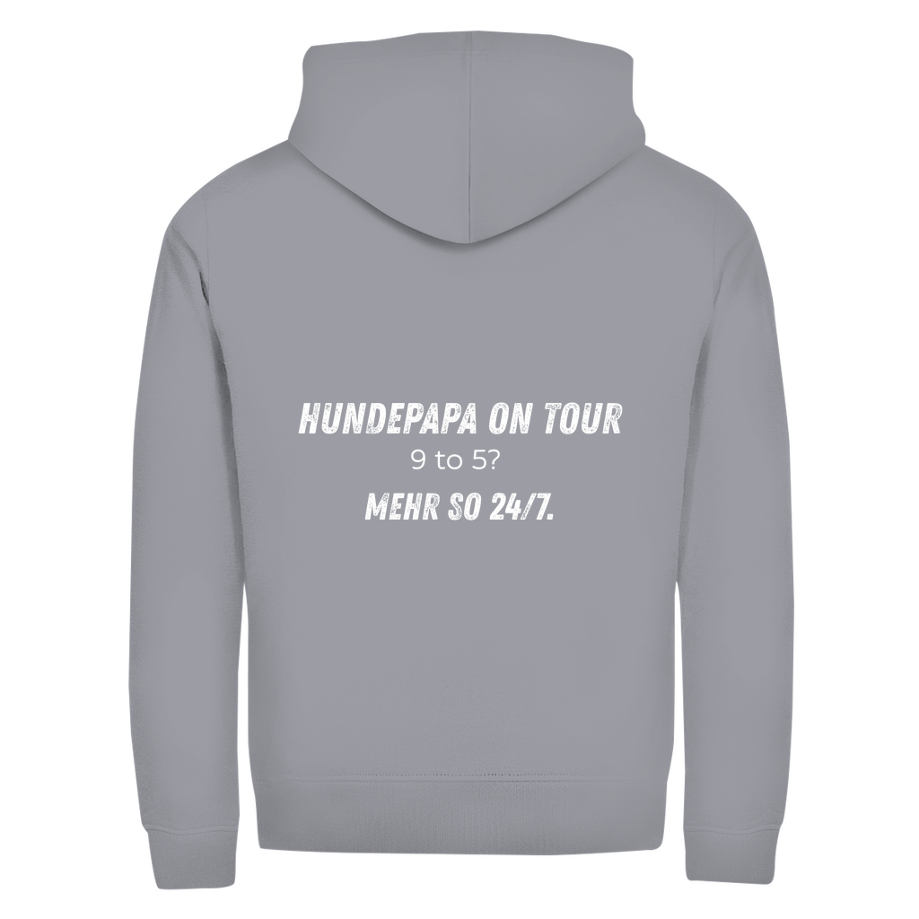 Herren Zipper Hoodie Vollzeit-Hundepapa